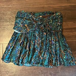 Free people printed skirt